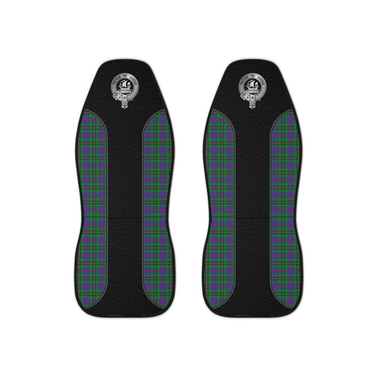 Clan Wood Crest & Tartan Car Seat Covers