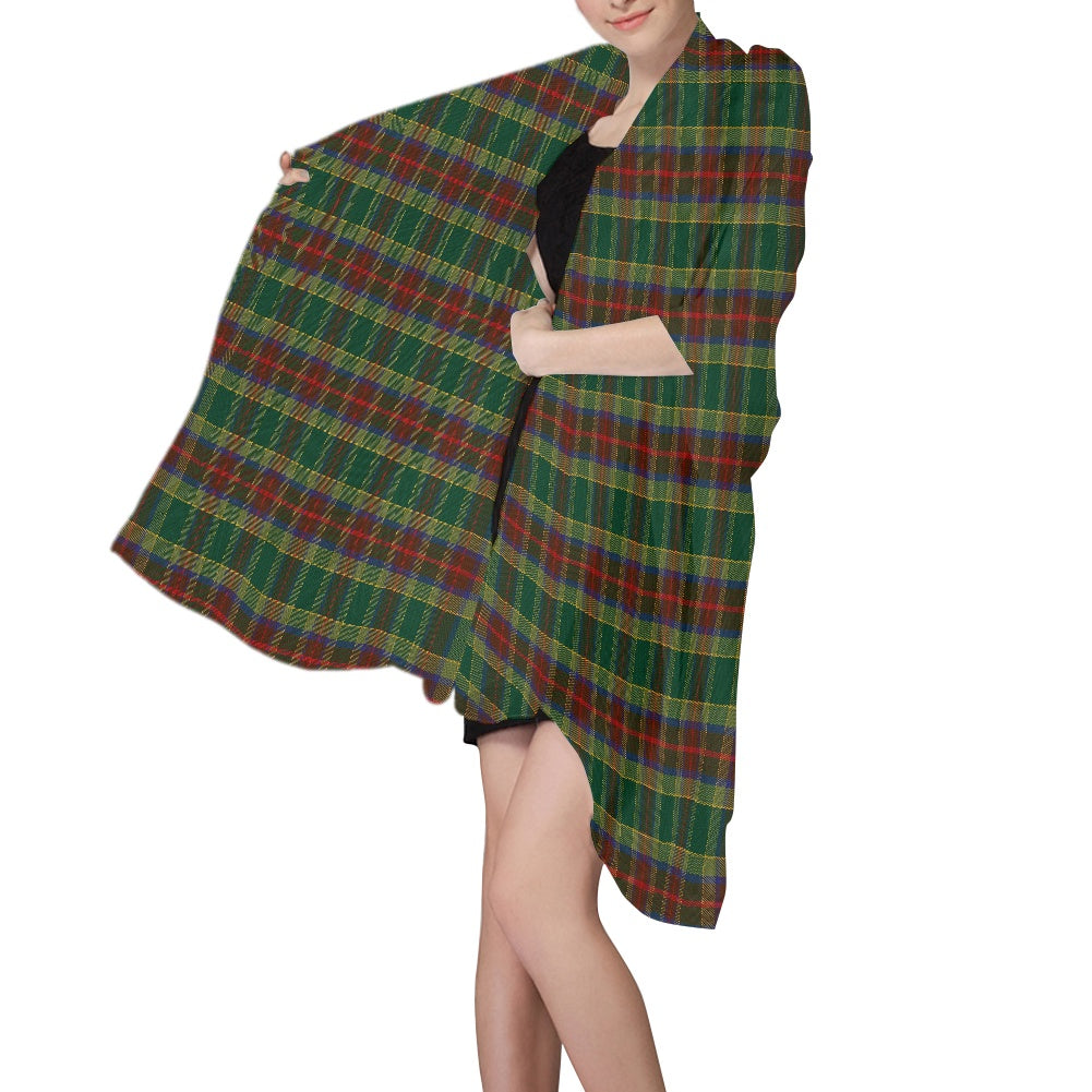Irish County Waterford Tartan Chiffon Scarf