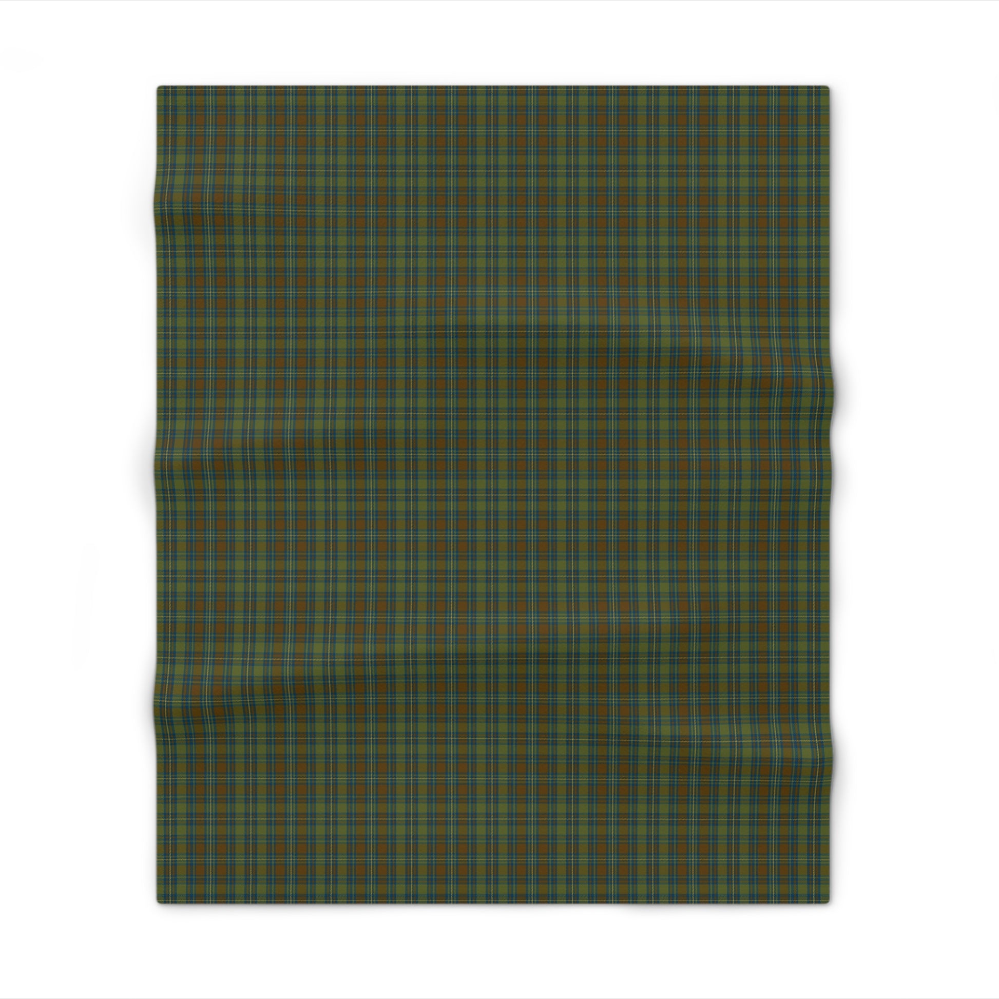 Irish County Kerry Tartan Throw Blanket