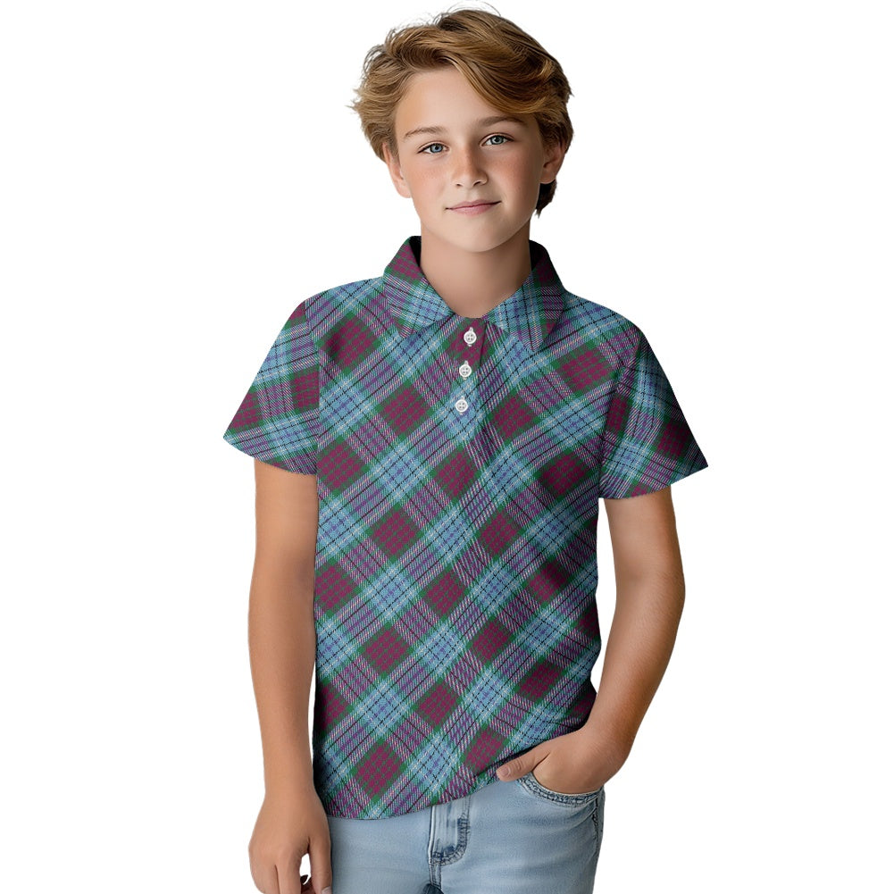 Dun Broch Tartan Children's POLO shirt