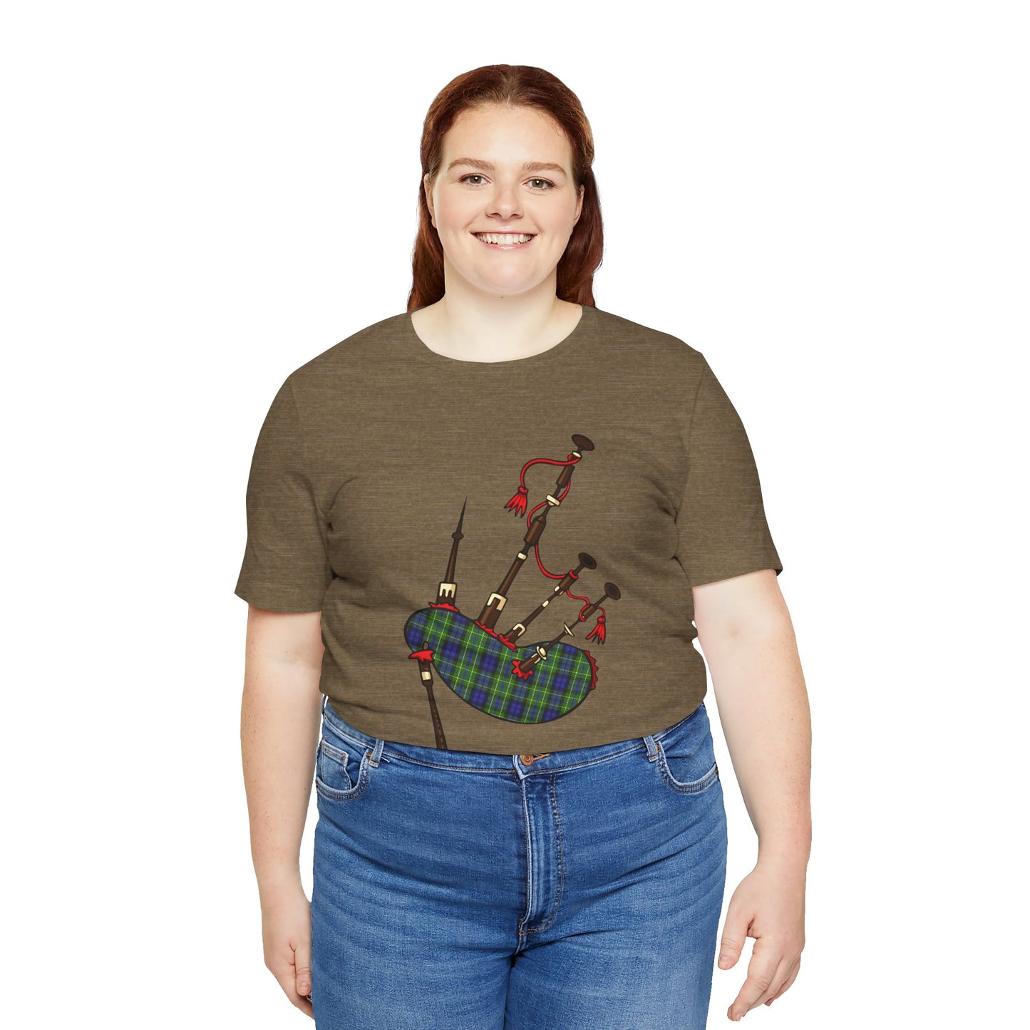 Clan MacNeill of Gigha Tartan Bagpipes | Unisex T-Shirt