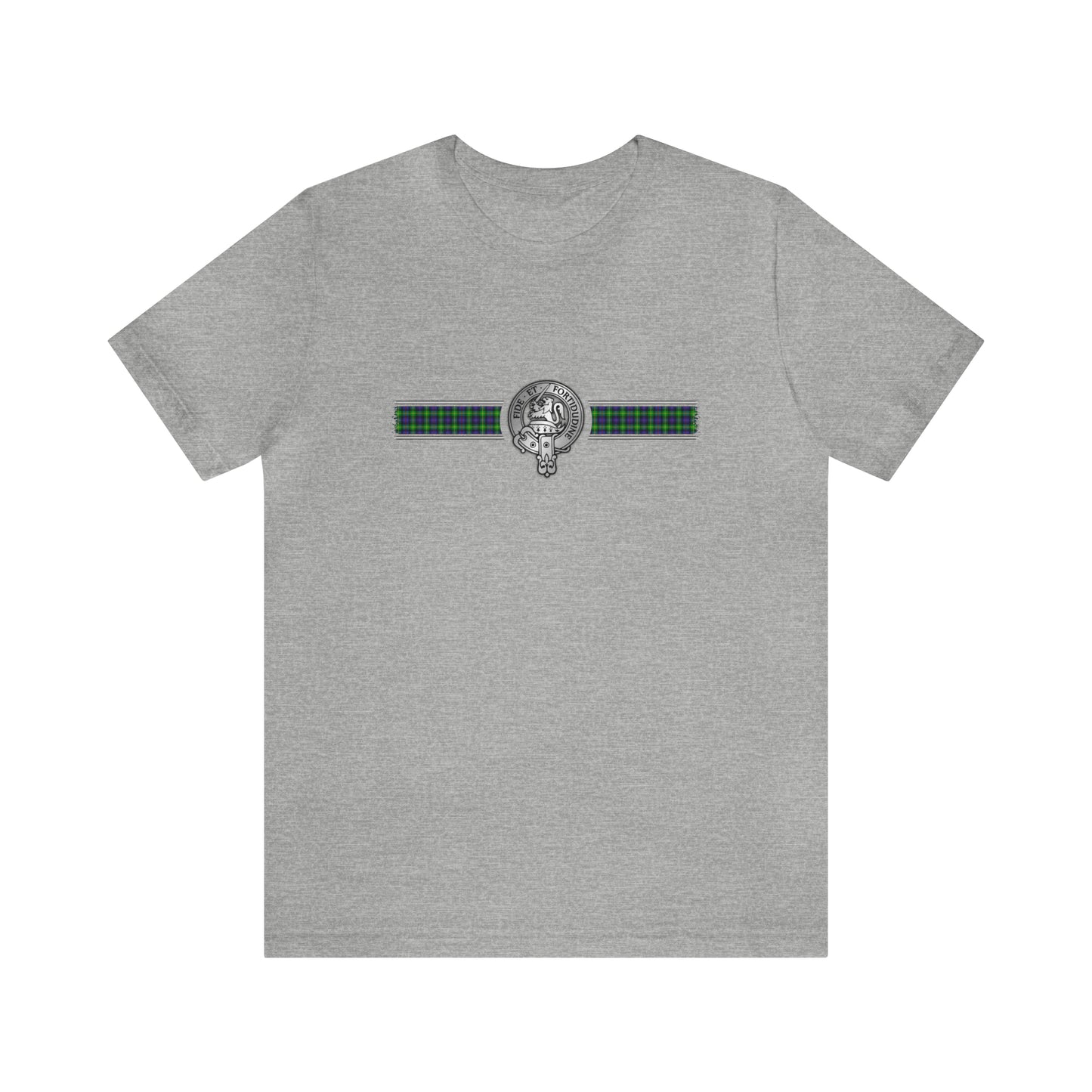 Clan Farquharson Crest & Tartan | Unisex T-Shirt