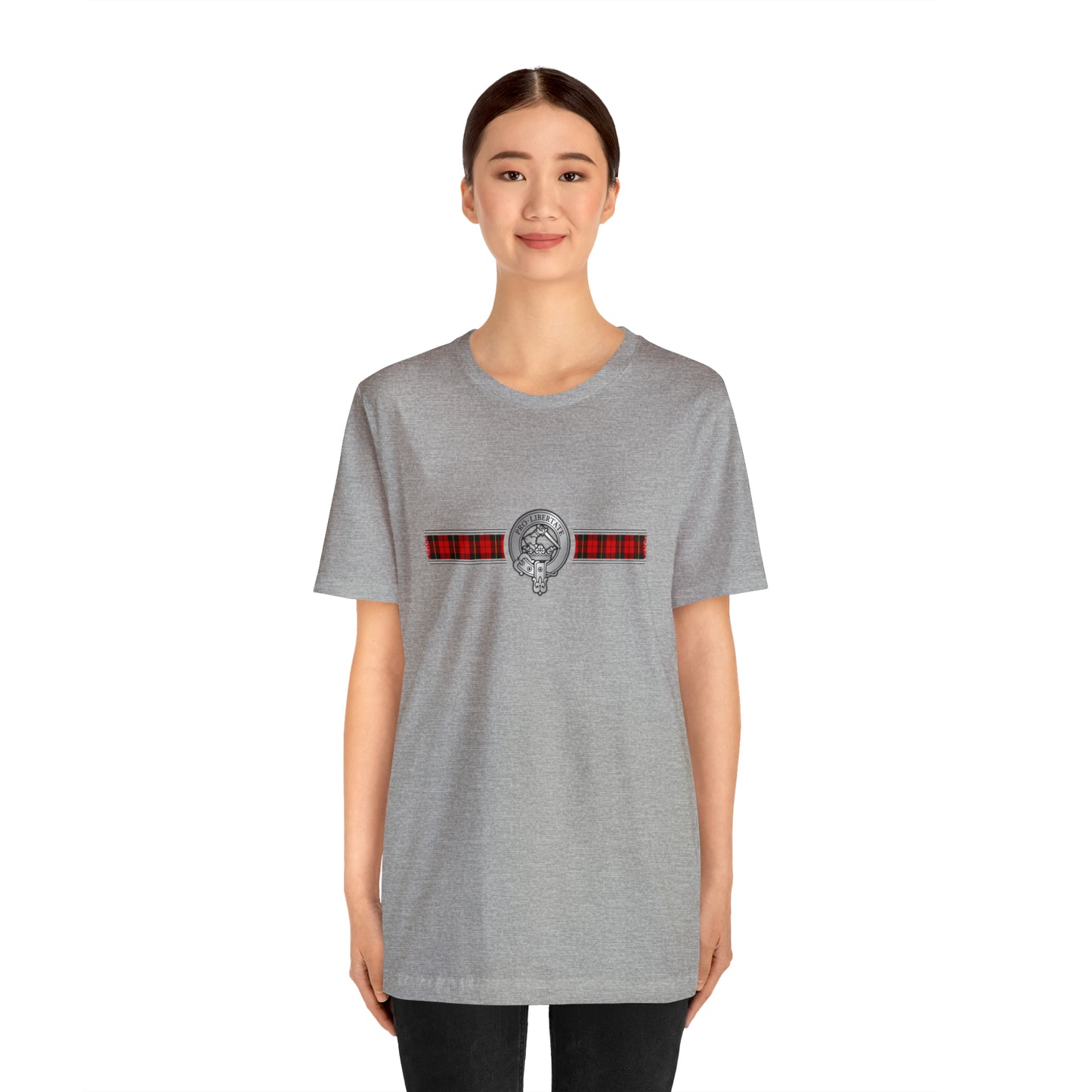 Clan Wallace Crest & Tartan | Unisex T-Shirt