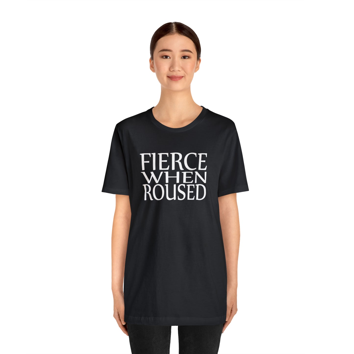 Clan Donnachaidh War Cry | Fierce When Roused | Unisex T-Shirt