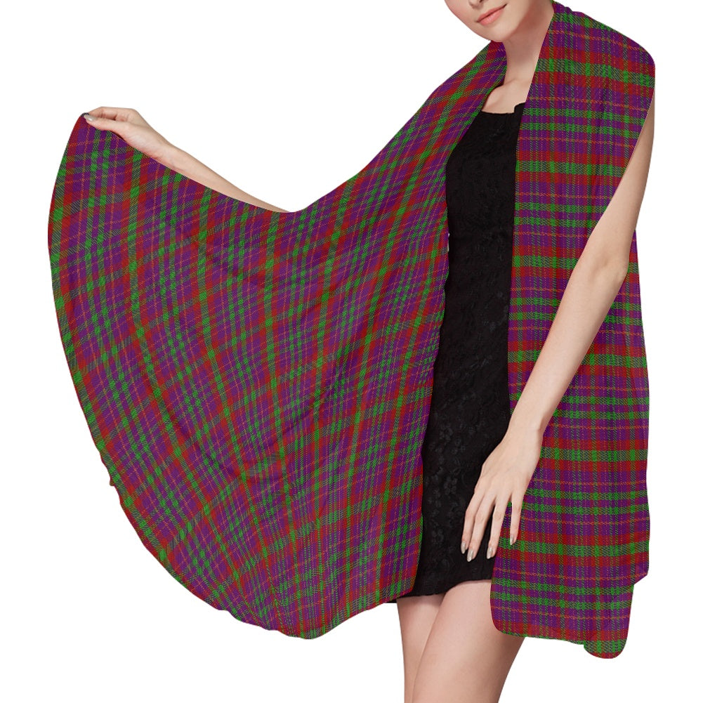Clan Fiddes Tartan Chiffon Scarf