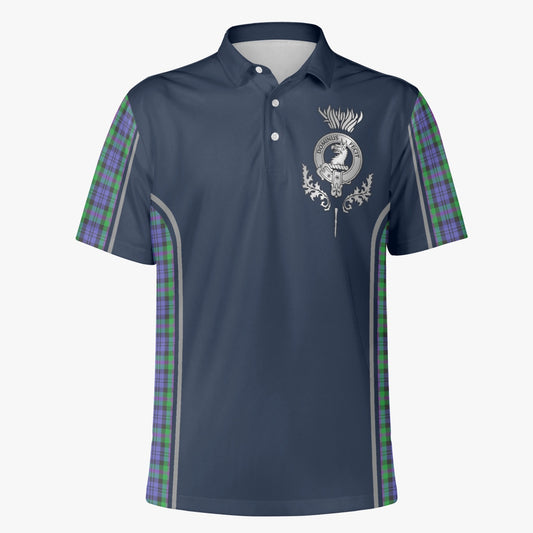 Clan Baird Crest & Tartan Polo Shirt