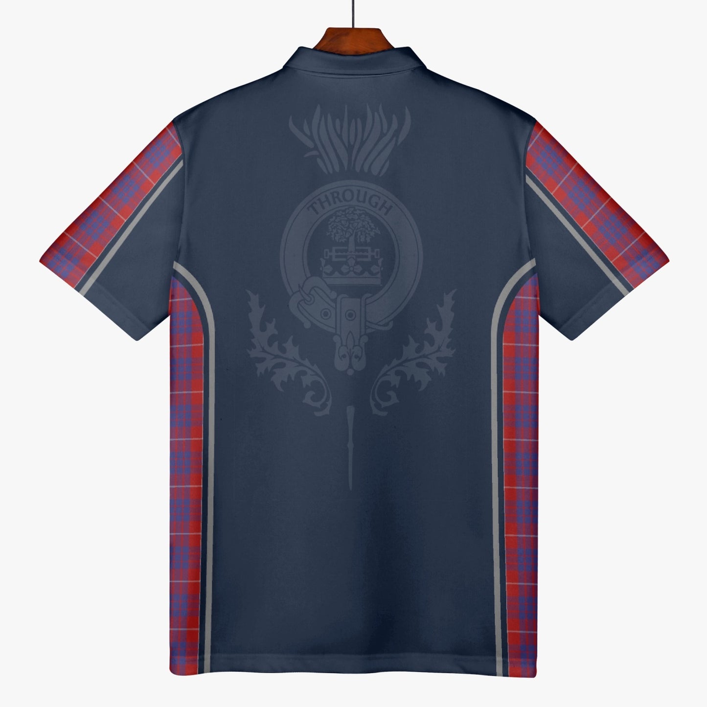 Clan Hamilton Crest & Tartan Polo Shirt