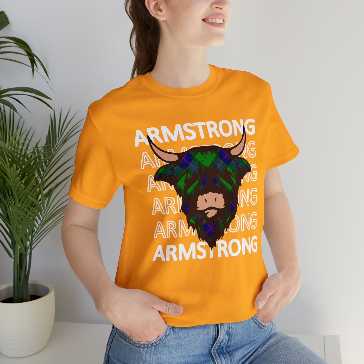 Clan Armstrong | Hairy Coo | Unisex T-Shirt