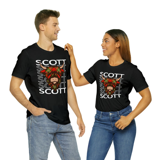 Clan Scott | Hairy Coo | Unisex T-Shirt