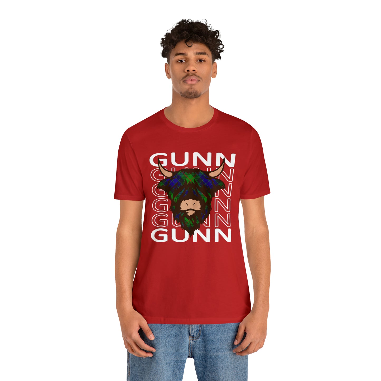 Clan Gunn | Hairy Coo | Unisex T-Shirt