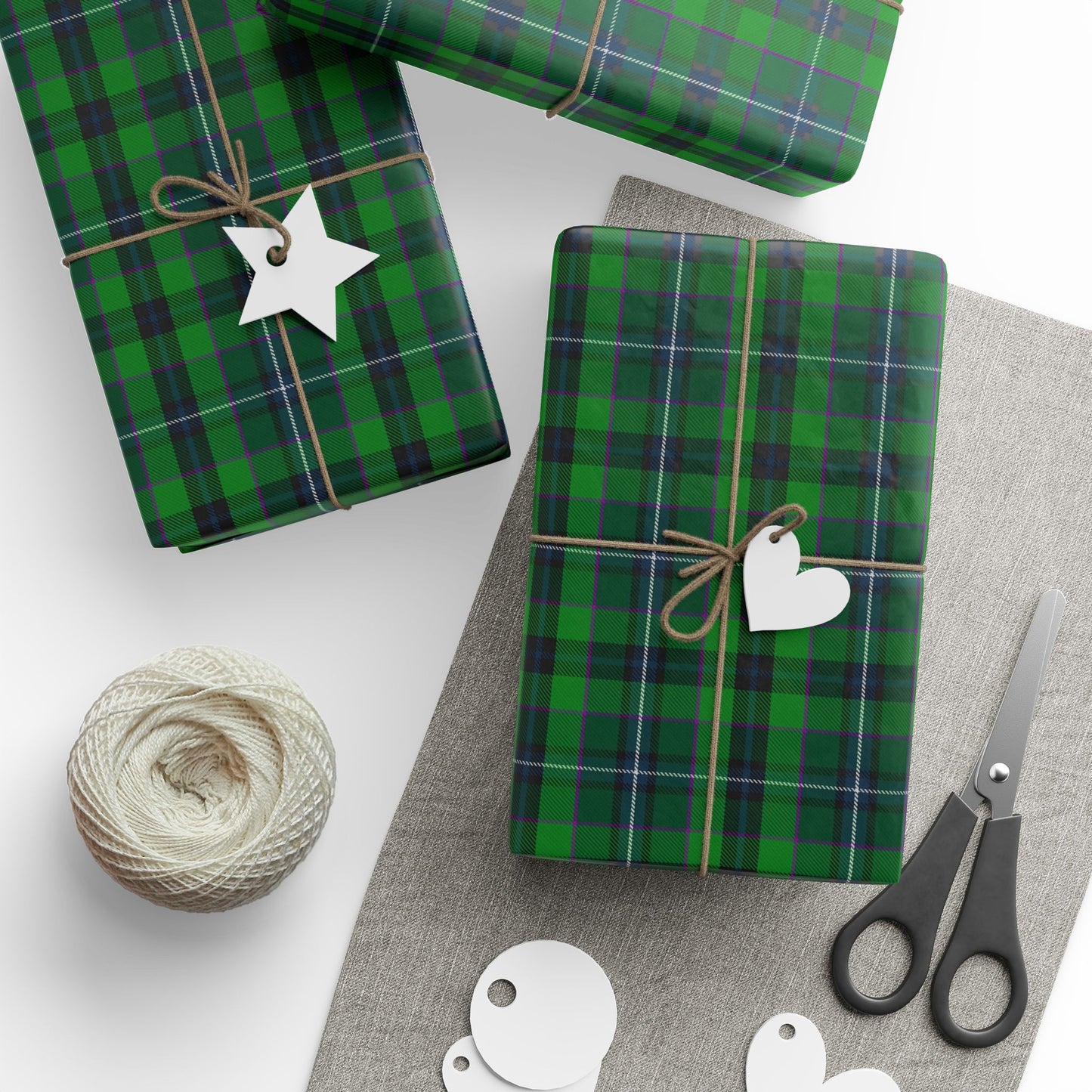 Clan Linden Tartan Wrapping Papers