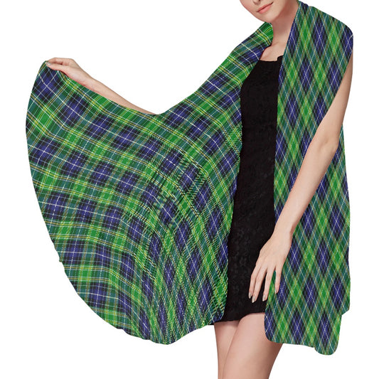 Clan MacKellar Tartan Bias Chiffon Scarf