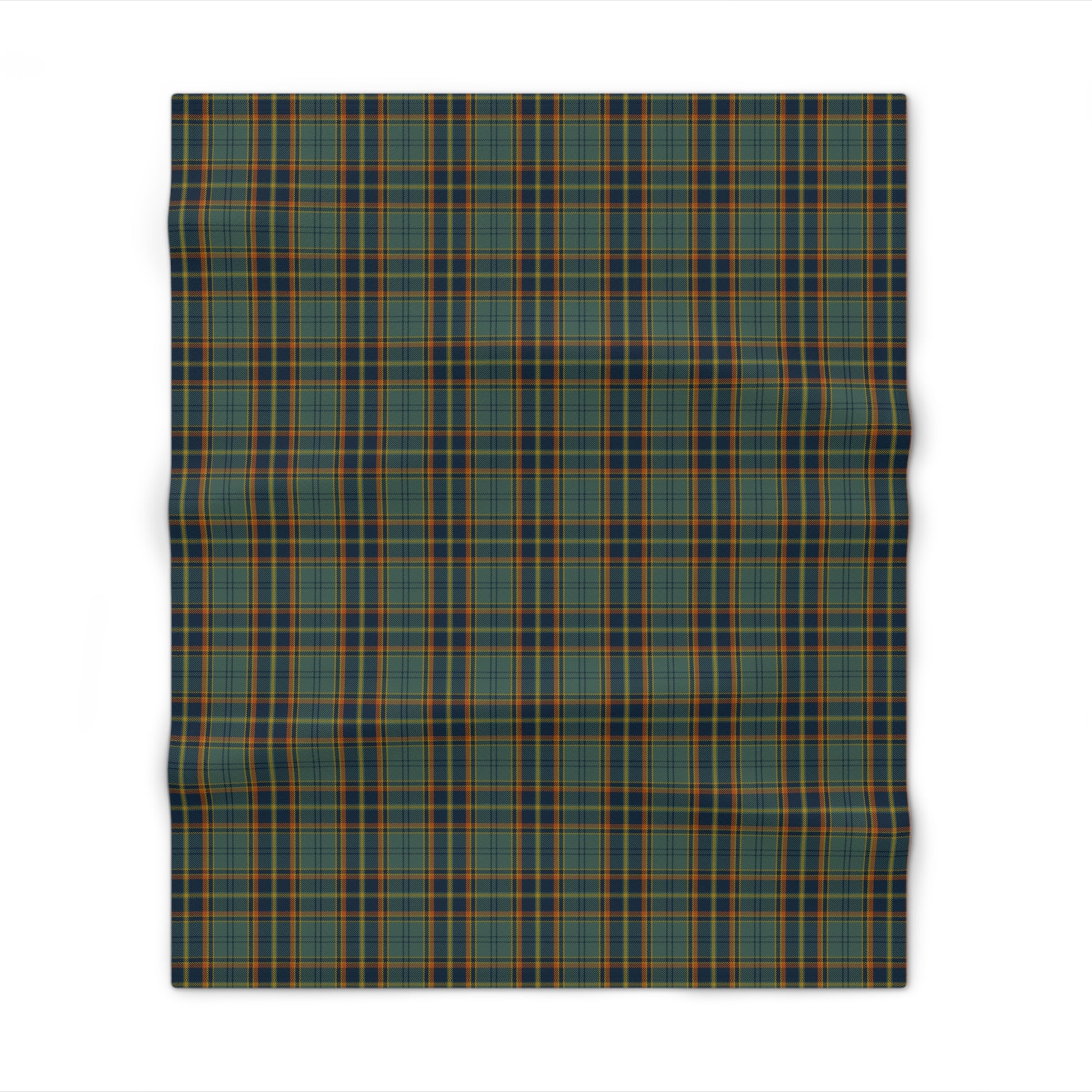 Irish County Antrim Tartan Throw Blanket