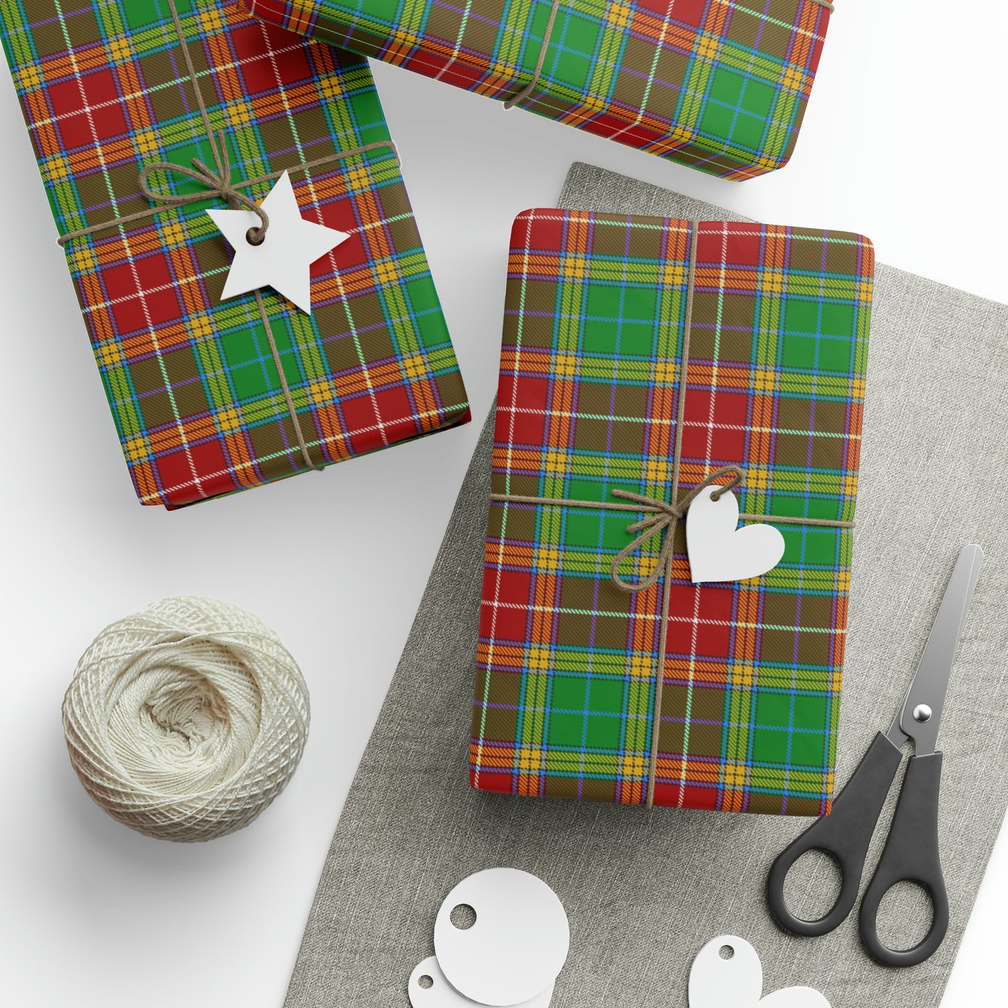 Clan Baxter Tartan Wrapping Papers