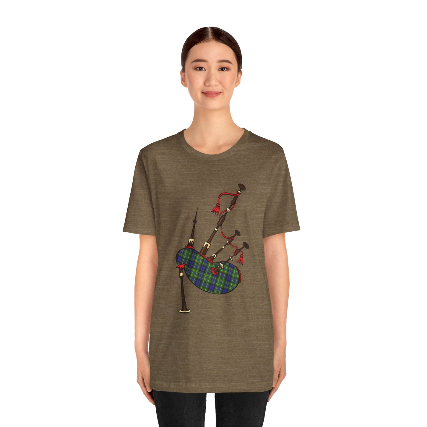 Clan MacNeill of Gigha Tartan Bagpipes | Unisex T-Shirt