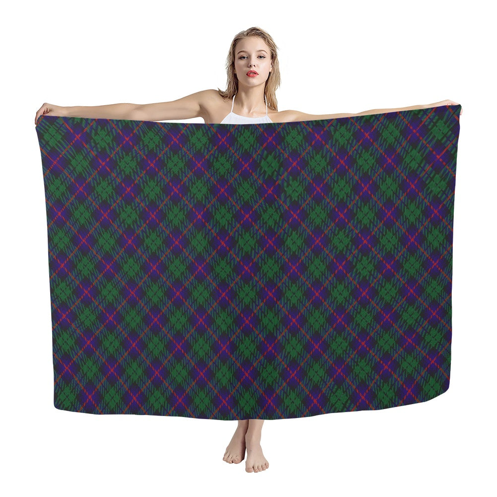 Clan Urquhart Tartan Bias Chiffon Scarf