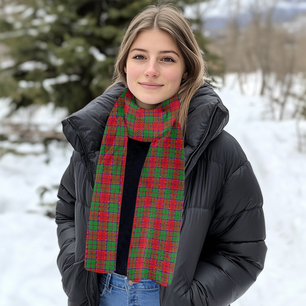 Clan Heron Tartan Fluffy scarf