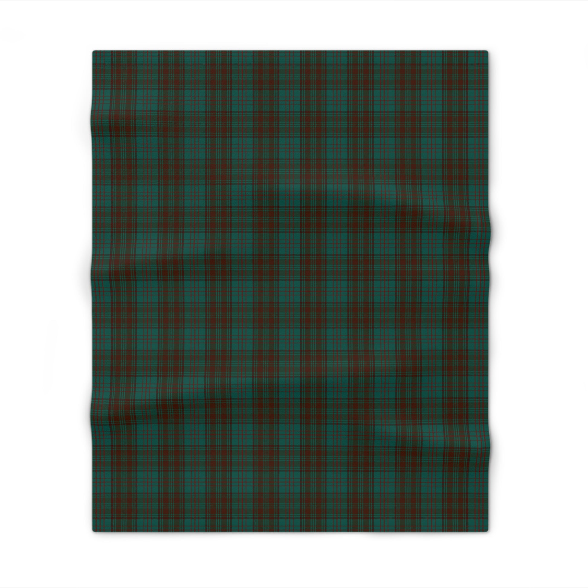 Irish County Dublin Tartan Throw Blanket