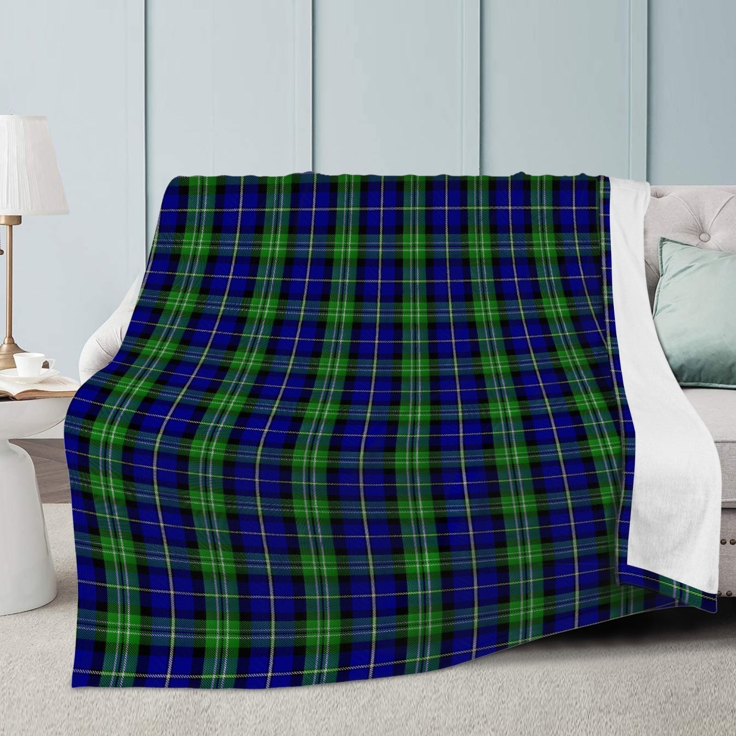 US State - Louisiana Tartan Fleece Blanket