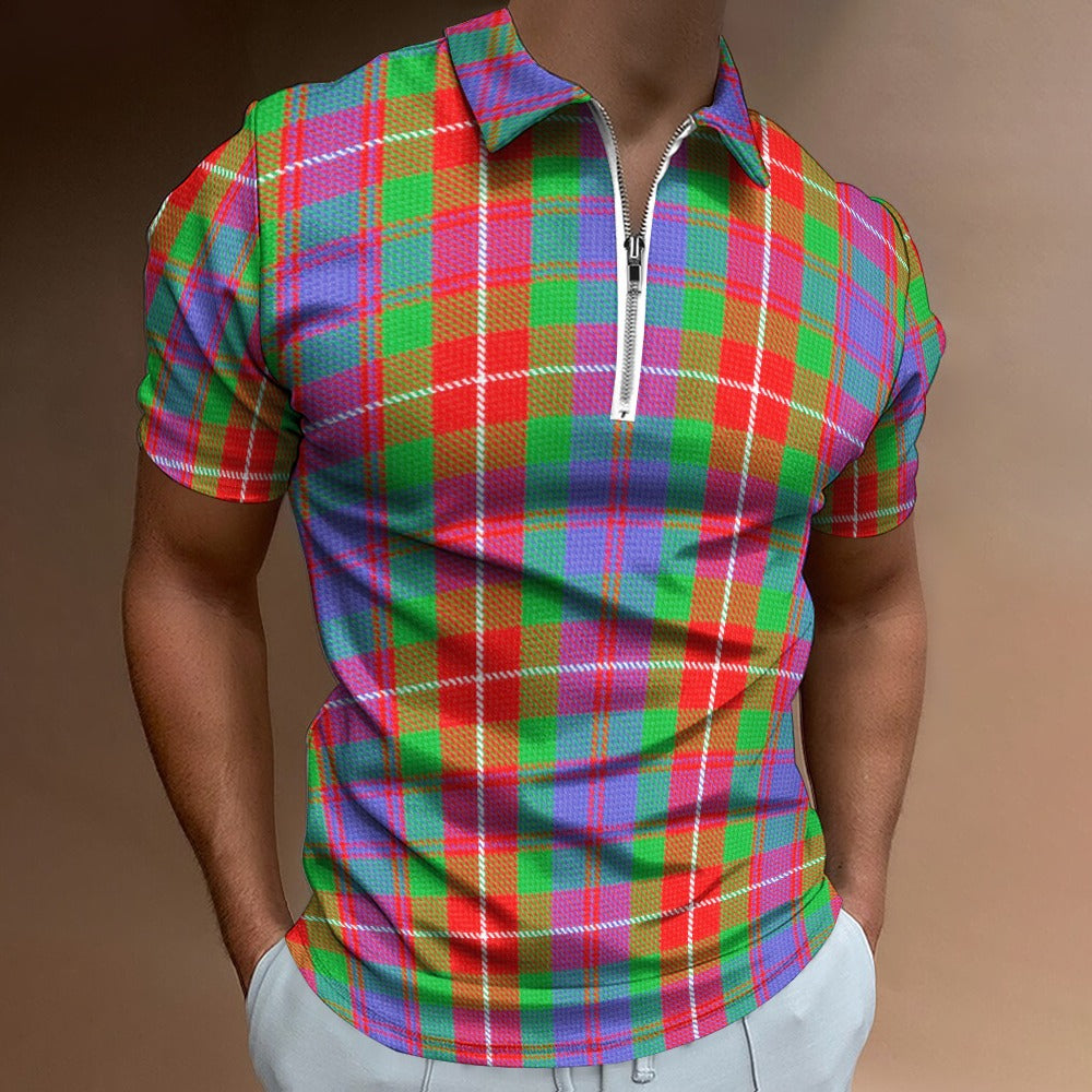 Clan Fraser of Lovat Tartan Short sleeve polo shirt