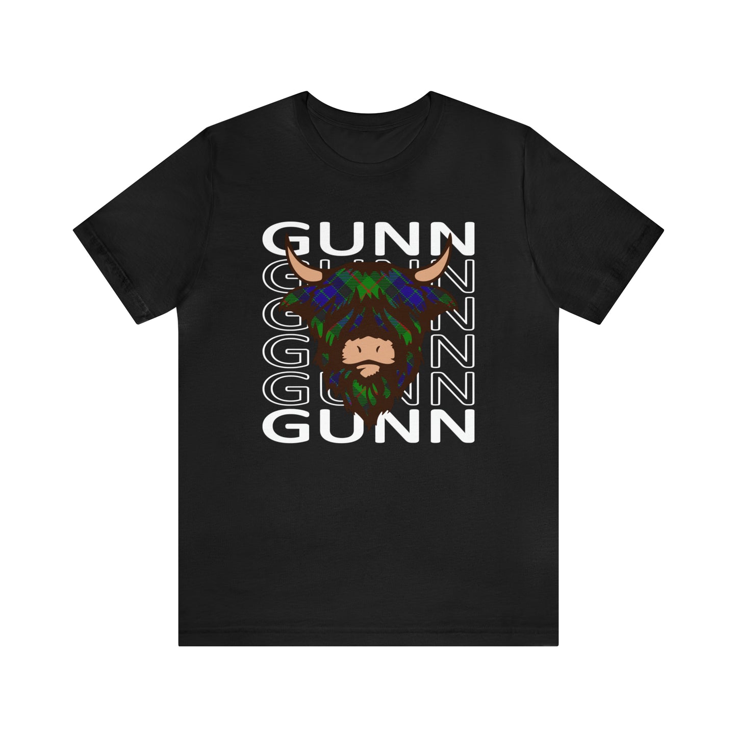 Clan Gunn | Hairy Coo | Unisex T-Shirt