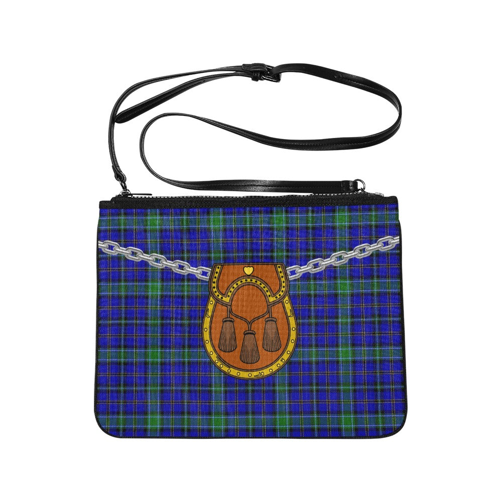 Clan Weir Tartan Kilt Clutch Bag