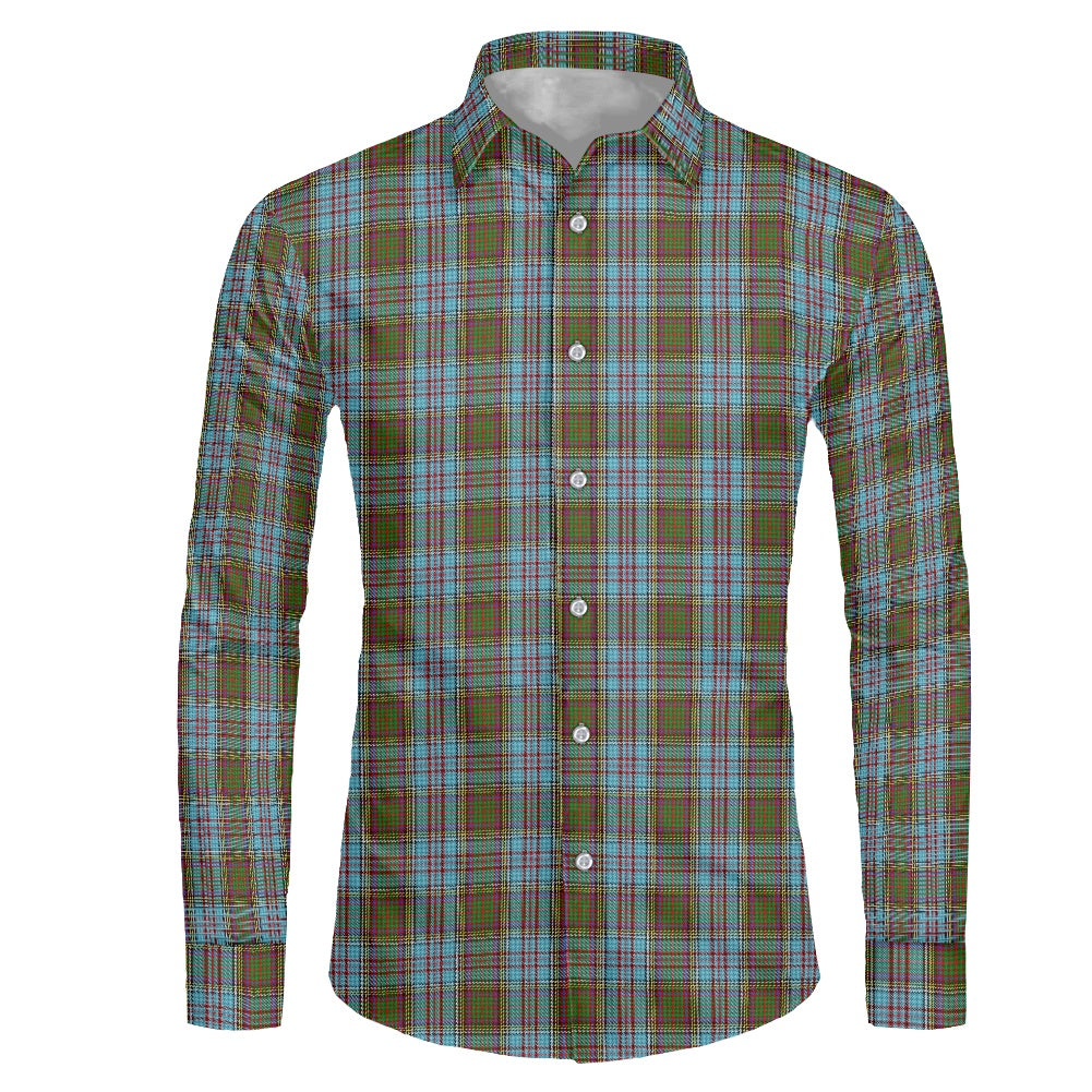 Clan Anderson Tartan Men's long-sleeved shirt
