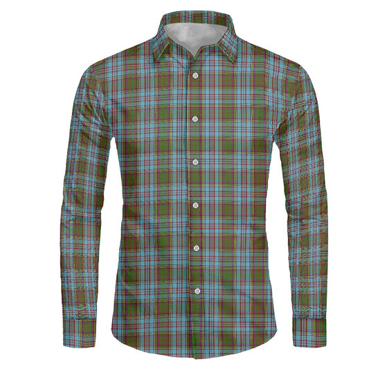 Clan Anderson Tartan Men's long-sleeved shirt