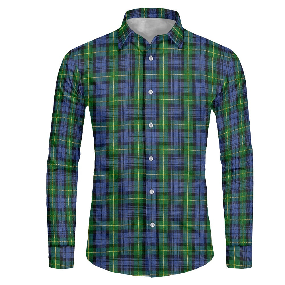 Clan Gordon Tartan Men's long-sleeved shirt