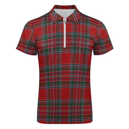 Clan MacBean Tartan Short sleeve polo shirt