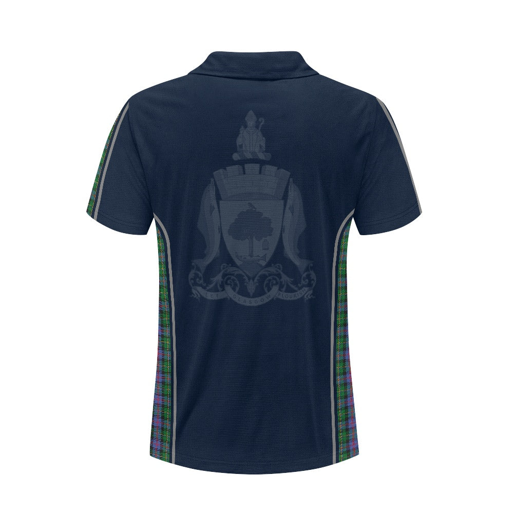 Glasgow City Crest & Malcolm Tartan Polo