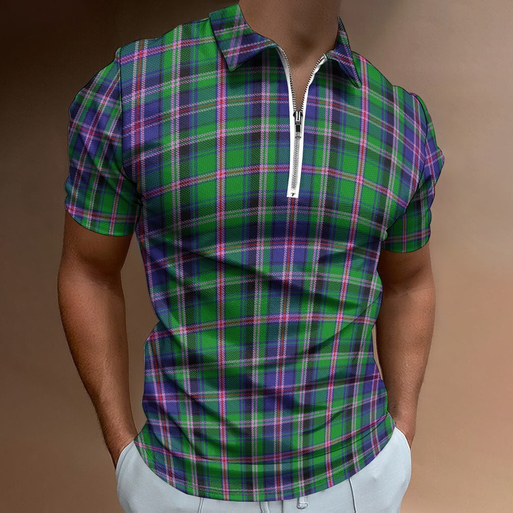 Clan Cooper Tartan Short sleeve polo shirt