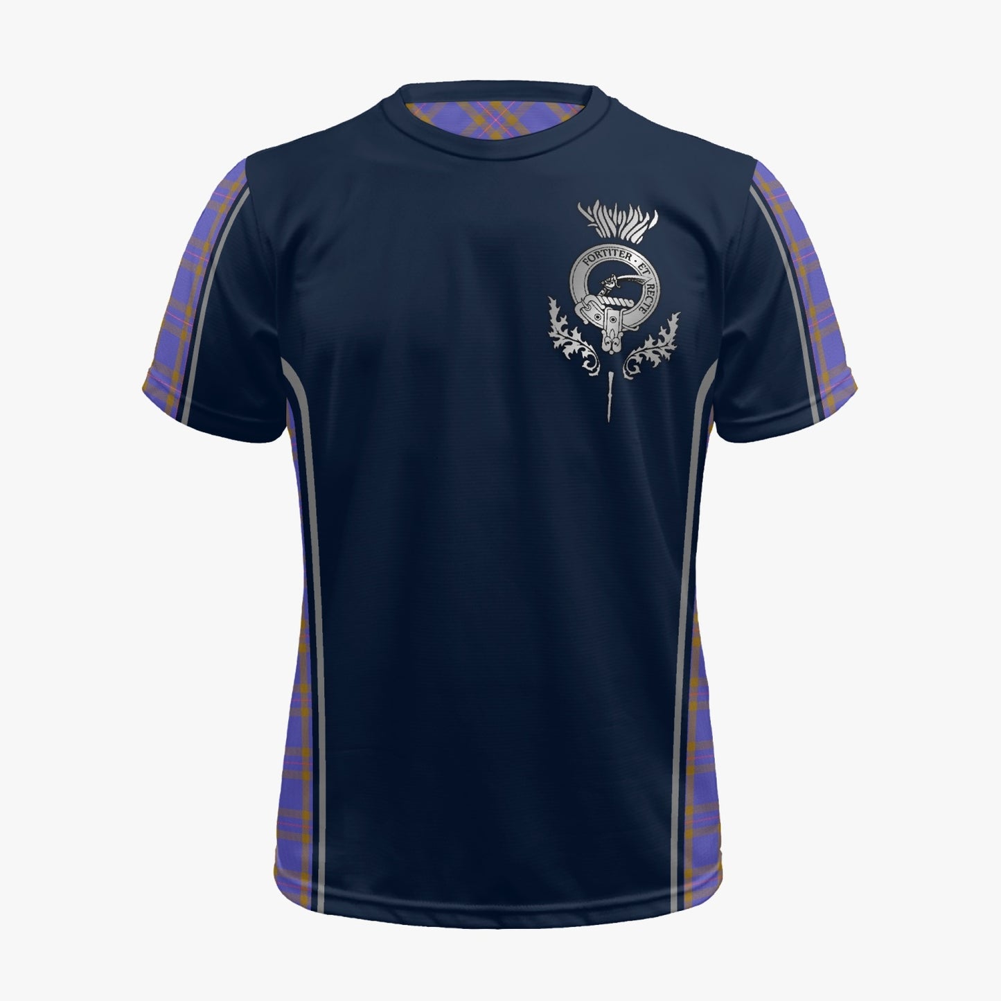 Clan Eliott Crest & Tartan Soccer Jersey