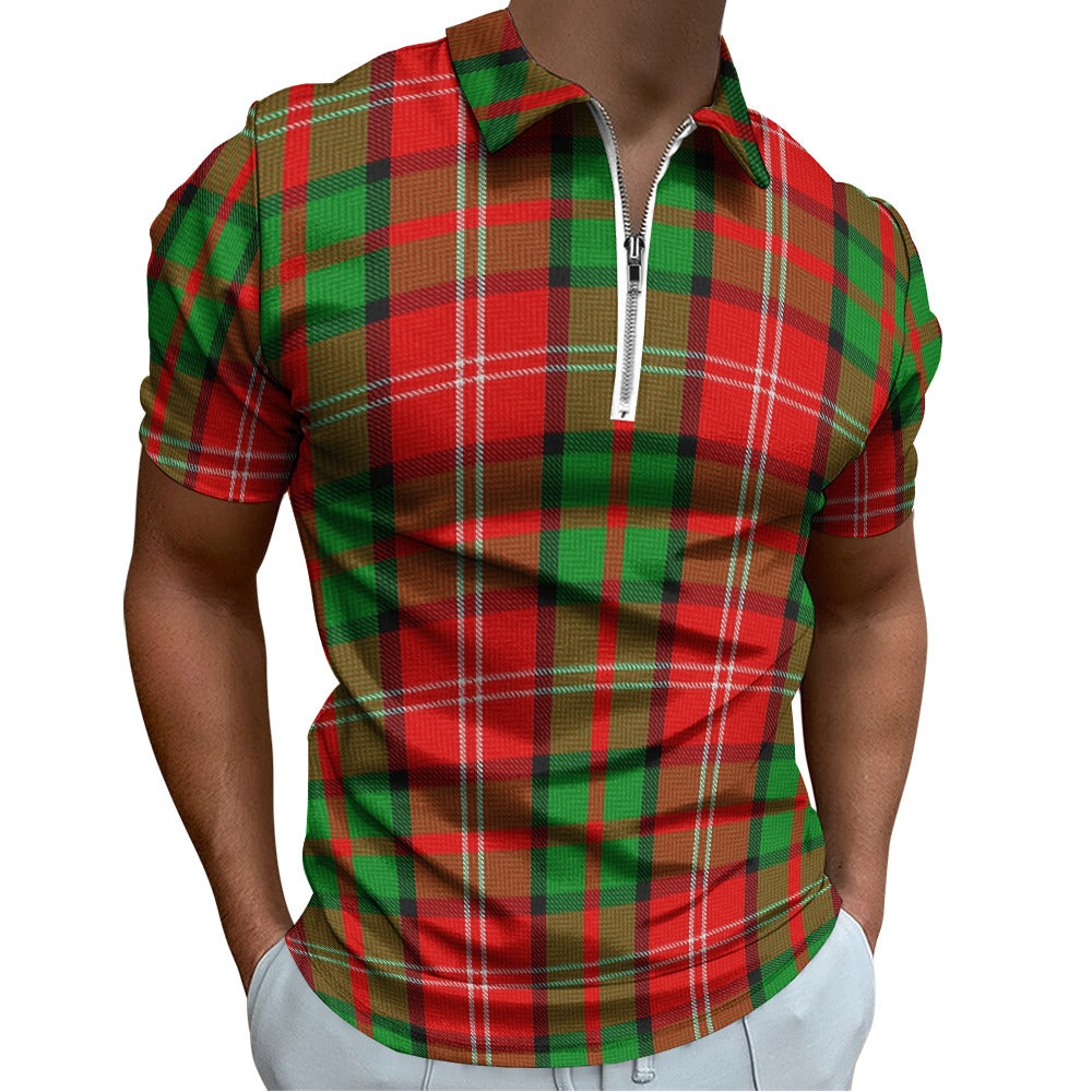 Clan Nisbet Tartan Short sleeve polo shirt