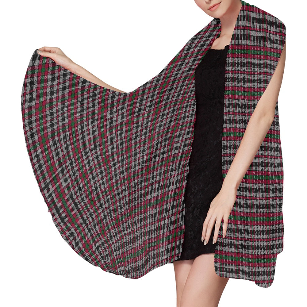 Clan Borthwick Tartan Chiffon Scarf