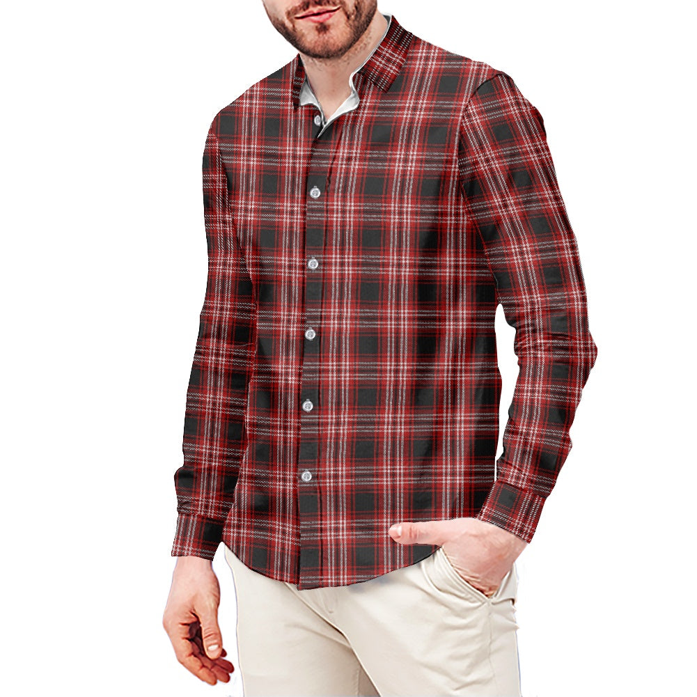 Clan Tweedside Tartan long-sleeved shirt