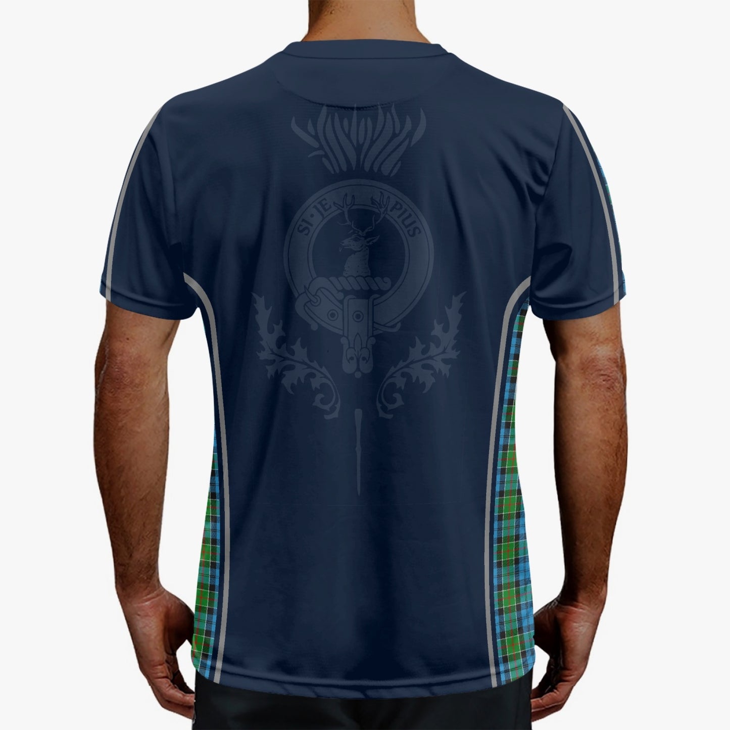 Clan Colquhoun Crest & Tartan Soccer Jersey