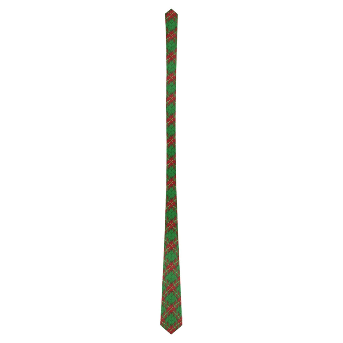 Irish Province Ulster Red Tartan Necktie