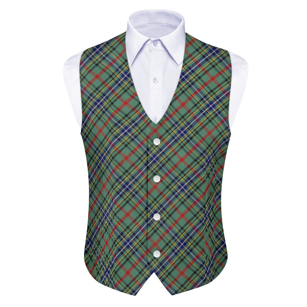 Clan Bisset Tartan Suit vest jacket