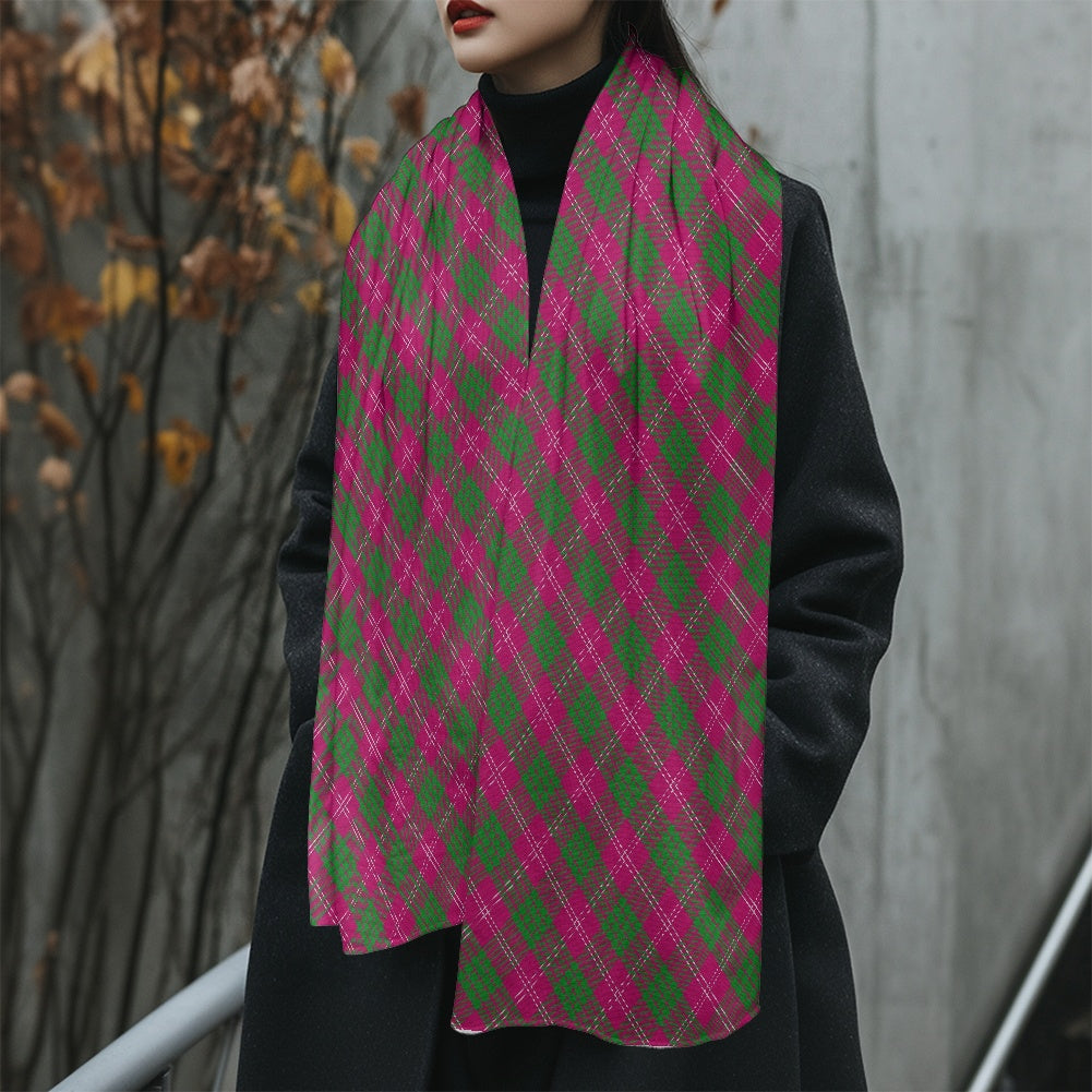 Clan Crawford Tartan Fluffy scarf