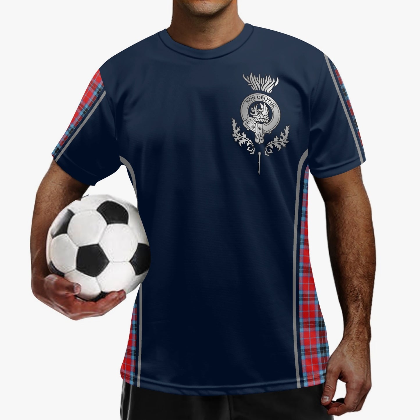 Clan MacTavish Crest & Tartan Soccer Jersey