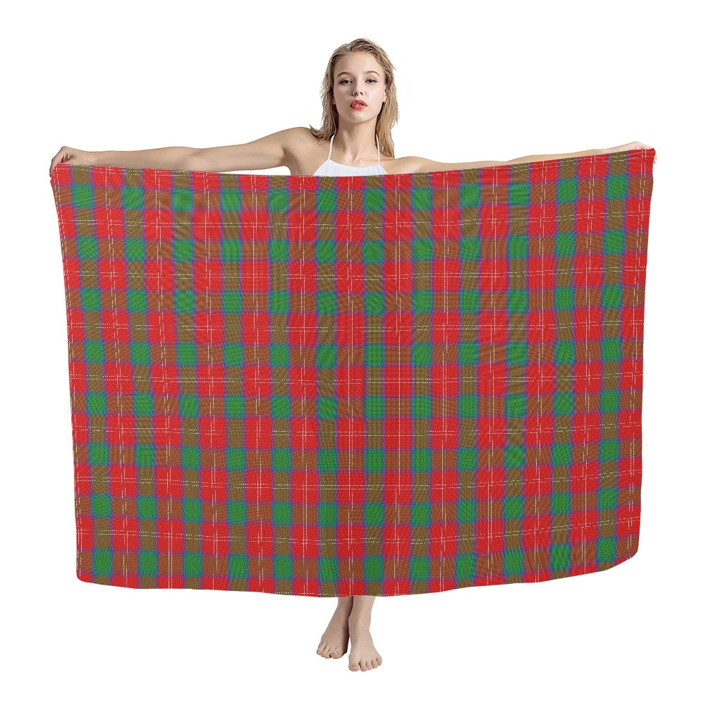 Clan Chisholm Tartan Bias Chiffon Scarf