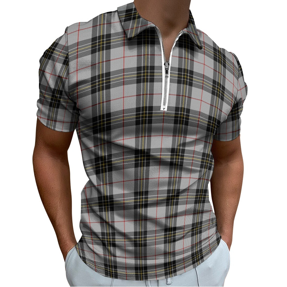 Clan MacPherson Tartan Short sleeve polo shirt