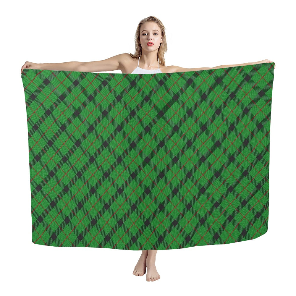 Clan Kincaid Tartan Bias Chiffon Scarf