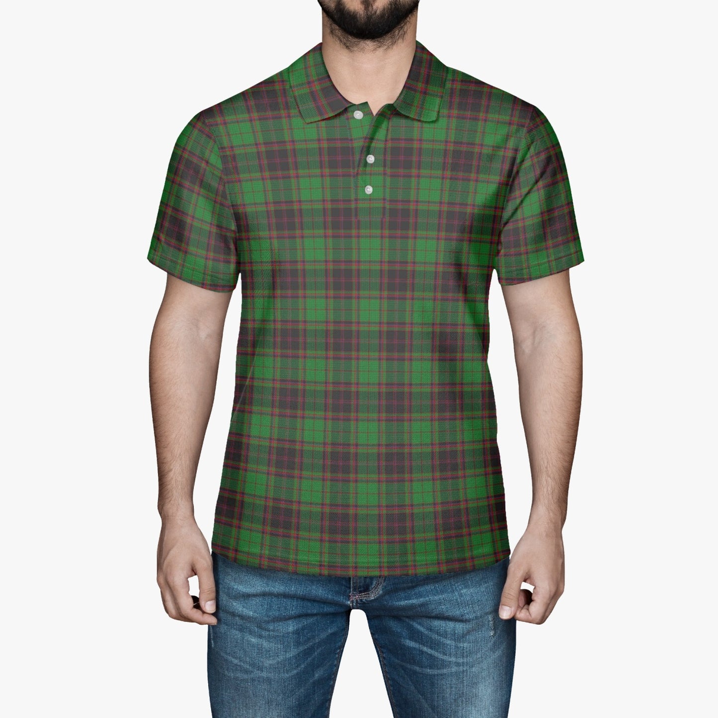 Clan Buchan Tartan Men Polo Shirt