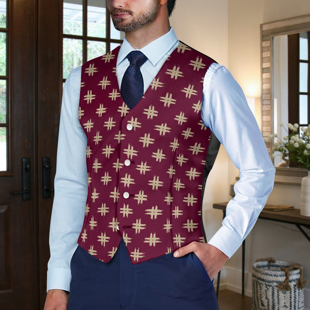 Japanese Wagara - Igeta Suit vest jacket