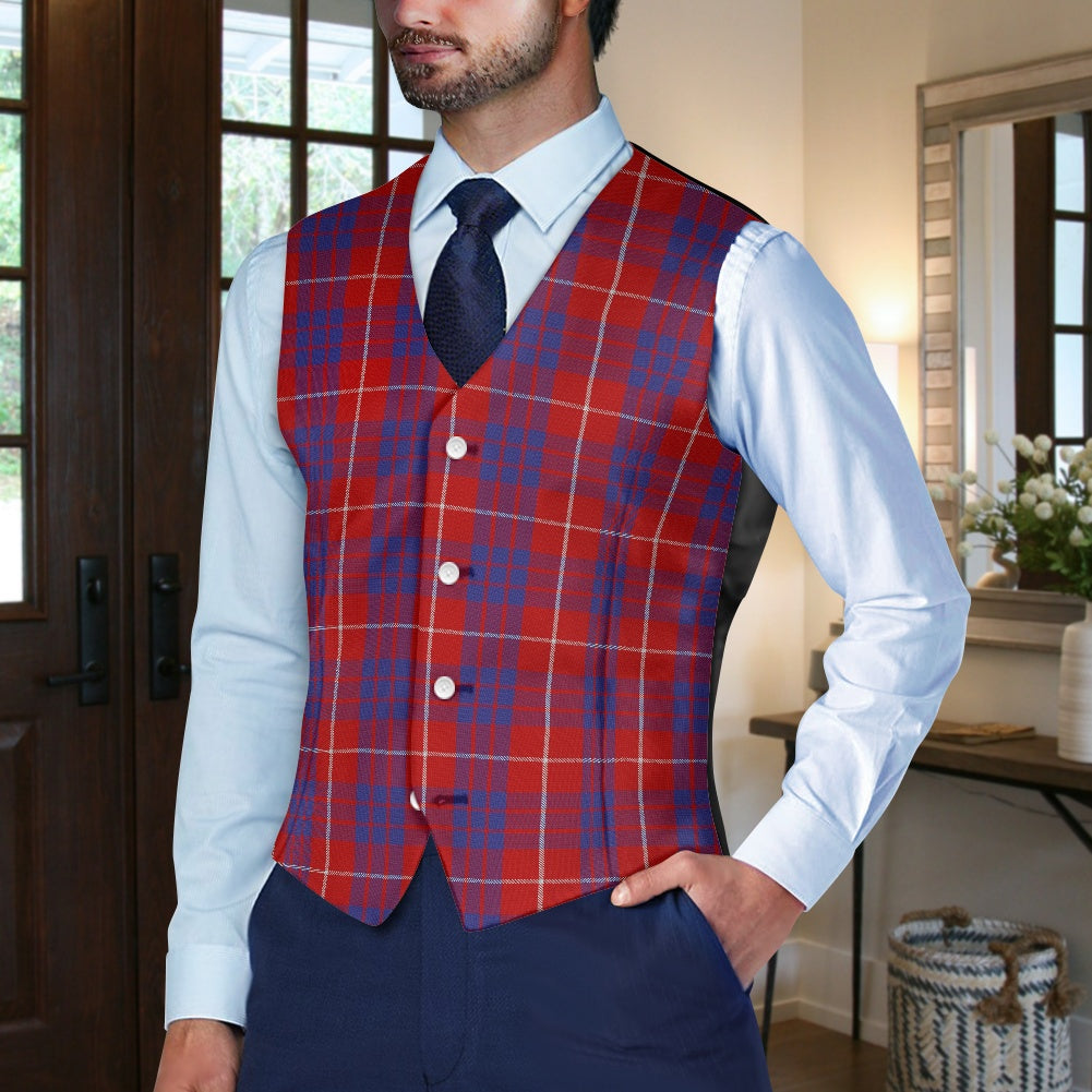 Clan Hamilton Tartan Suit vest jacket