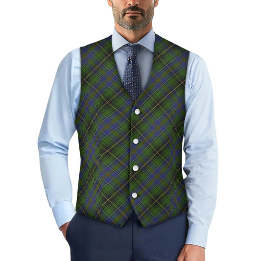 Clan MacInnes Tartan Bias Suit vest jacket