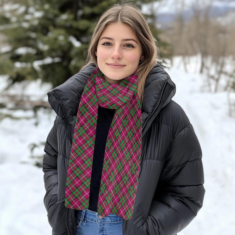 Clan Stewart of Bute Tartan Fluffy scarf