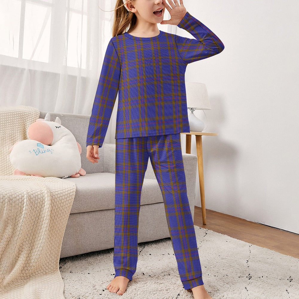 Clan Elliot Tartan Girl's Pajama suit